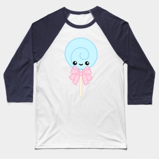 Cute Pastel Lollipop Baseball T-Shirt